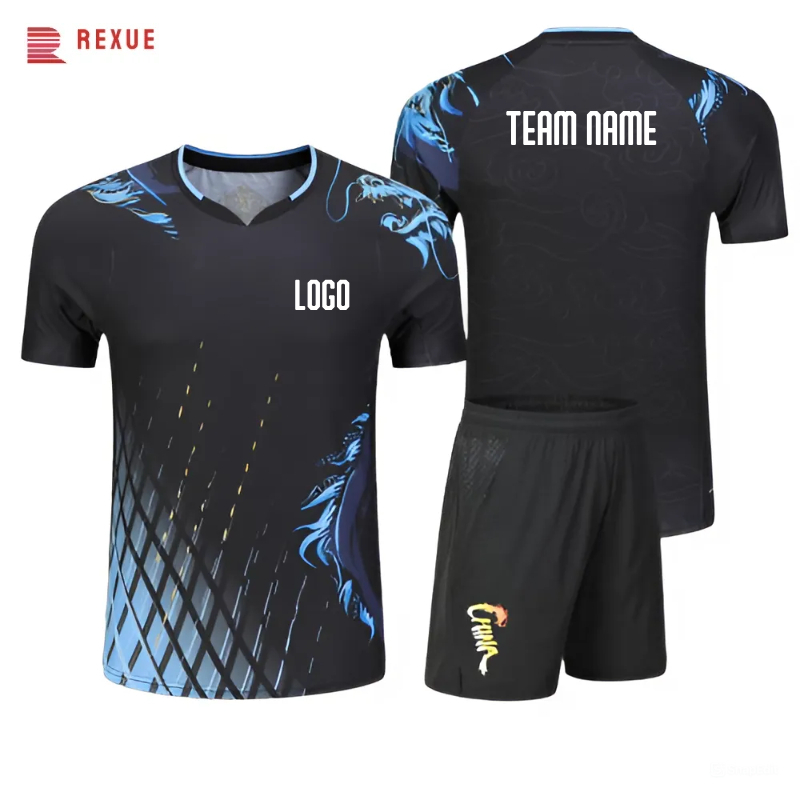 Table Tennis Zhang Jike - Đầu Cầu Lông Áo Sơ Mi