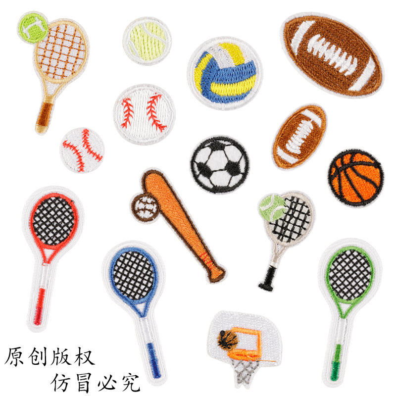 100pcs/Lot Creative Embroidery - đánh giá và giá Table Tennis Olympics