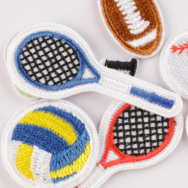 100pcs/Lot Creative Embroidery - đánh giá và giá Table Tennis Olympics