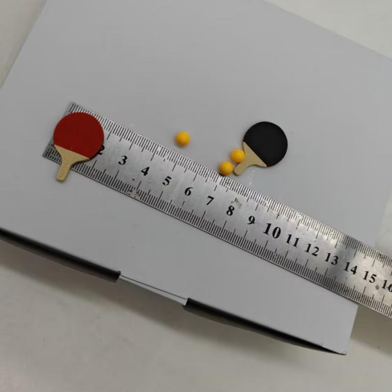 1Set Dollhouse Miniature Ping  - đánh giá và giá Table Tennis Olympics