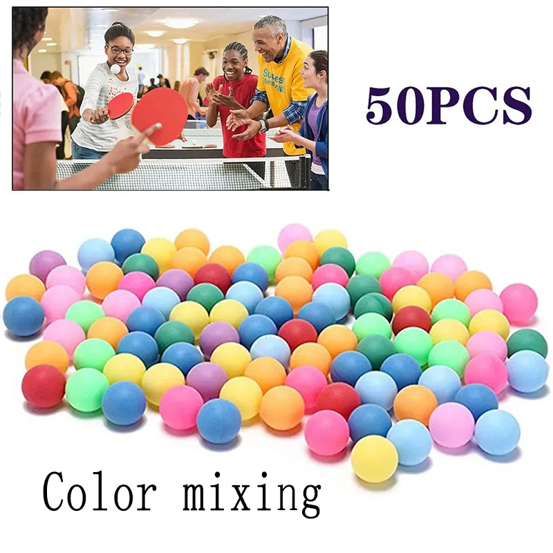 50Pcs Multicolor Plastic Ping  - đánh giá và giá Table Tennis Olympics