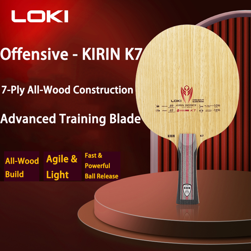 LOKI 7Ply Pure Wood Ping Pong  - đánh giá và giá Table Tennis Loki
