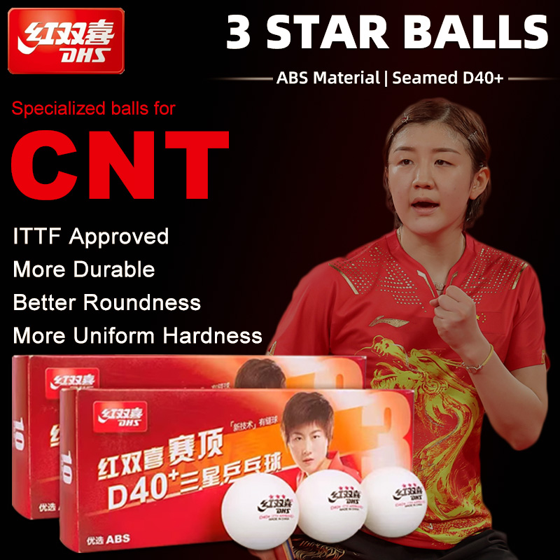 DHS D40+ DJ40+ Ping Pong Balls - đánh giá và giá Table Tennis Olympics