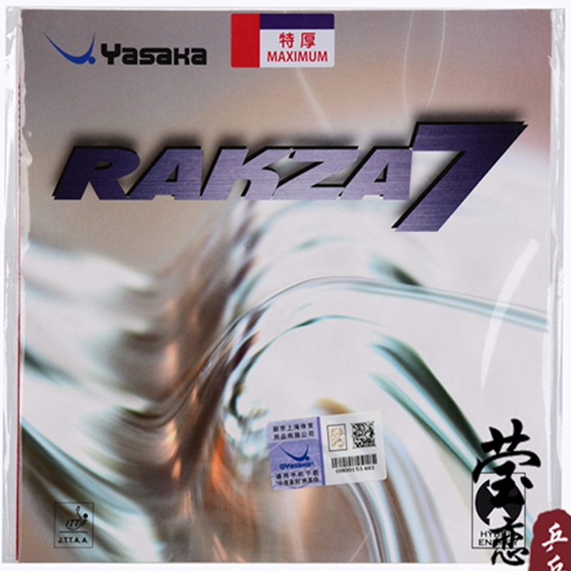 Ban đầu Yasaka RAKZA 7 mềm (B- - đánh giá và giá Table Tennis Loki